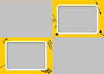 PSD-Шаблон фотокниги "Arrows"