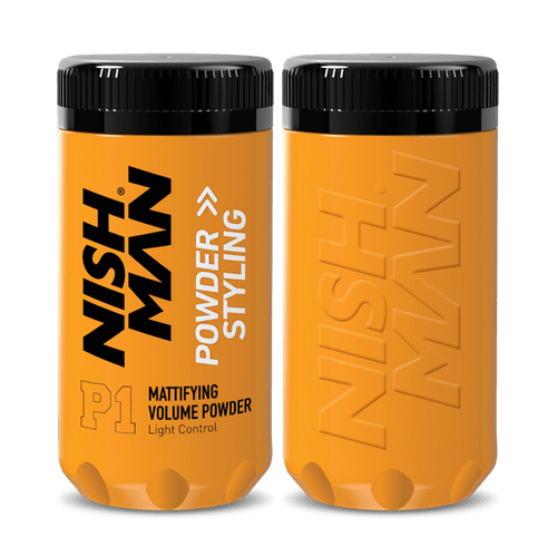 NISHMAN POWDER HAIR STYLING WAX P1 - Пудра для укладки белая 20 гр