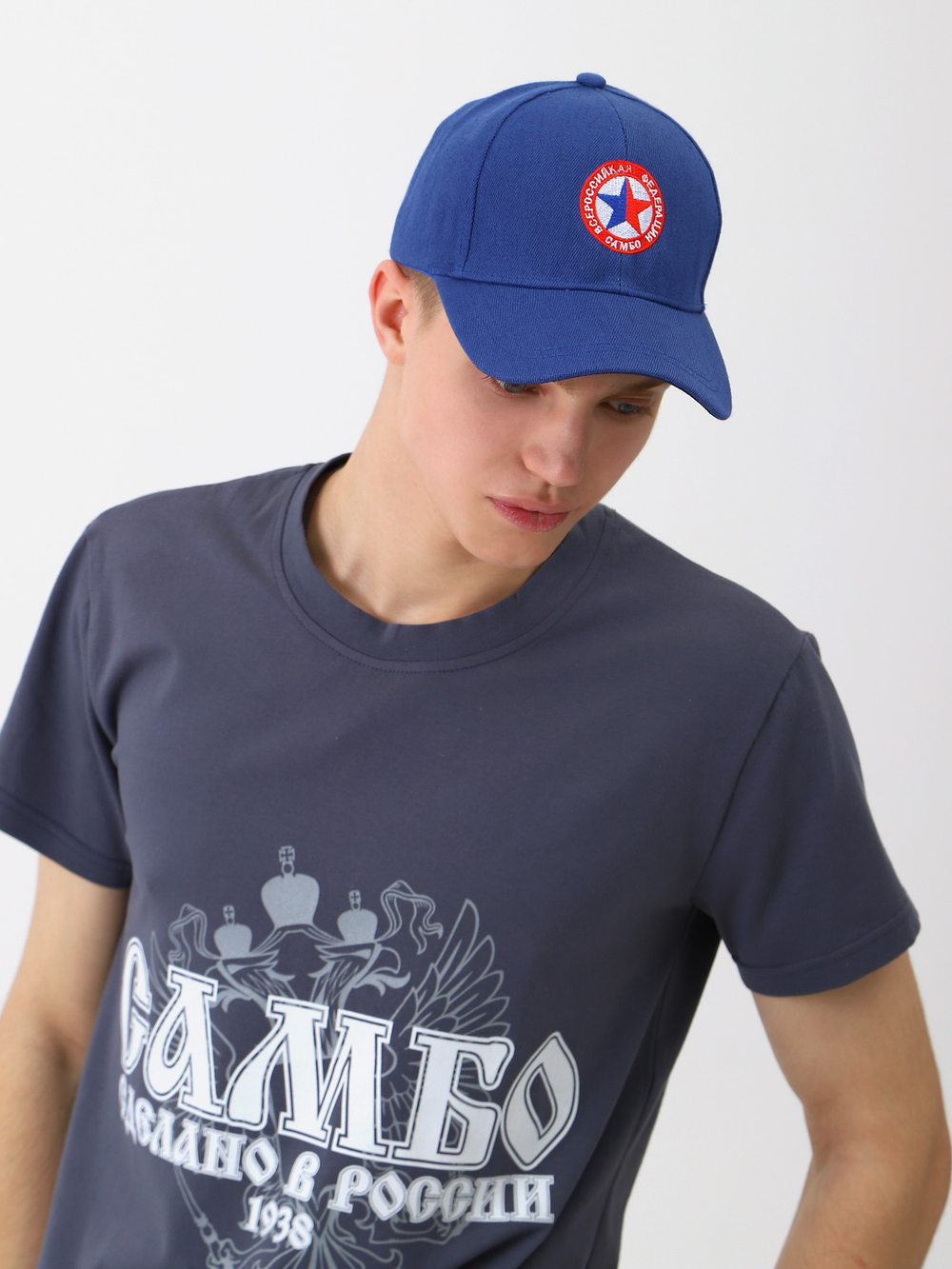 Бейсболка САМБО синяя (джинс)
