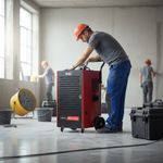 Осушитель воздуха Ballu BDI-100L профессиональный - [до 100 л. за сутки / для S≈150 м²]