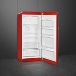 Холодильник однокамерный красный Smeg FAB28RRD5 внутри