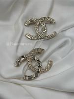 Брошь Золотистая Шан. Стеганая