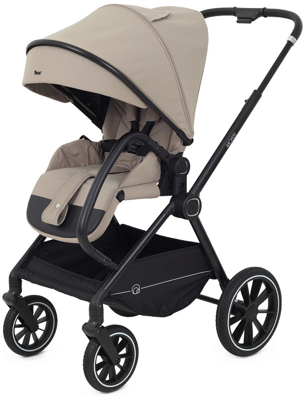 Детская коляска Rant Moss 3 в 1 с автокреслом Rant Cruise Black Beige