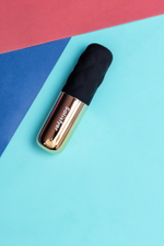 Вибромассажер Satisfyer Mini Lovely Honey черный золото 11,4 см