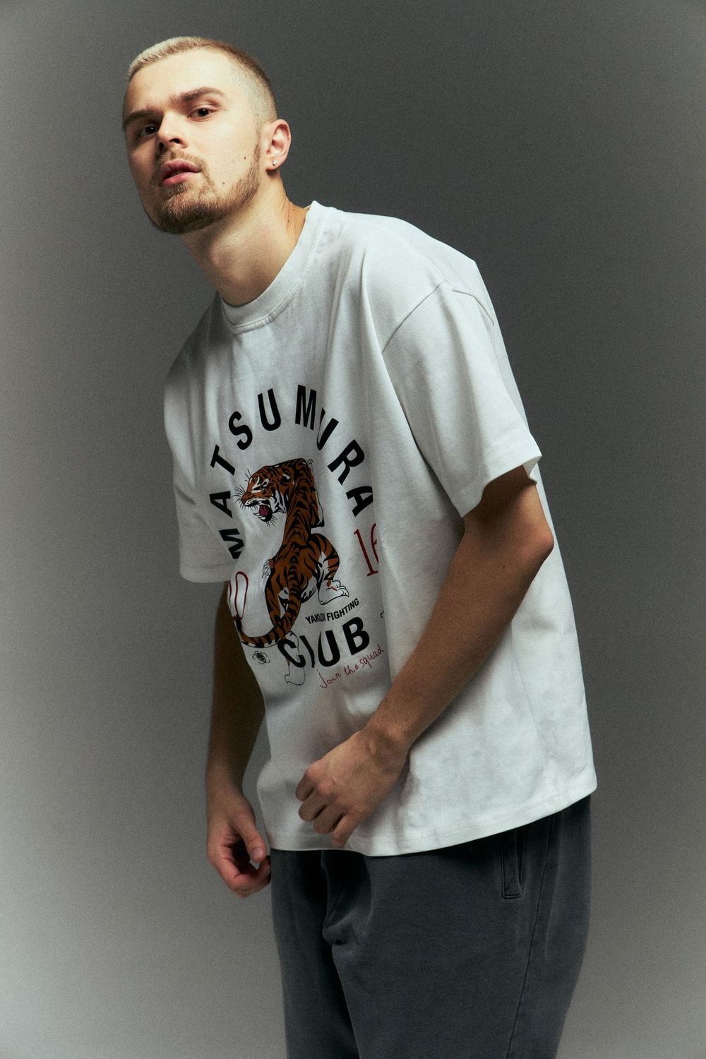 Футболка by Matsumura Tiger Club Белая