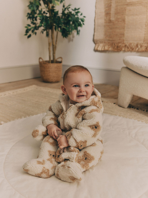 Комбинезон флисовый для малышей Next K82-065, Молочный