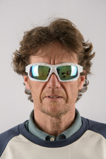 Спортивные очки OCEAN Paros White / Revo Blue Polarized lenses