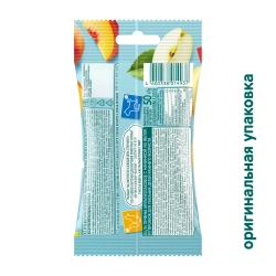 Печенье ФрутоНяня мультизлаковое с начинкой из яблок и персиков, 50 гр с 18 месяцев