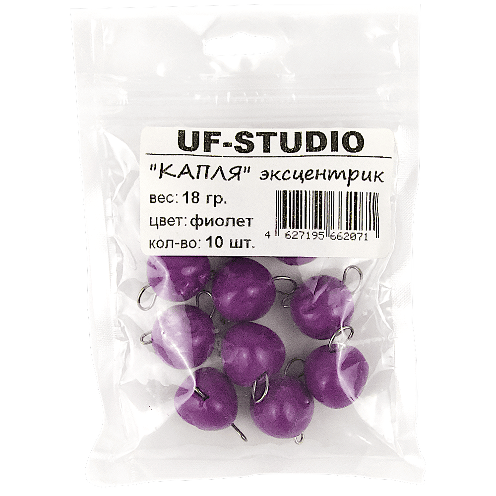 Груз Разборный Чебурашка UF Studio Капля-эксцентрик Фиолетовый -