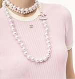 Футболка CHANEL из хлопка с фирменным логотипом