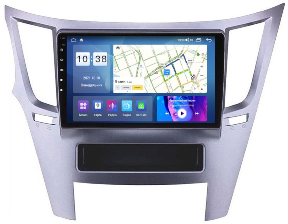 Магнитола для Subaru Legacy, Outback 2009-2015 - Parafar PF794UHD на Android 13, QLED, ТОП процессор, 8Гб+128Гб, CarPlay, 4G SIM-слот