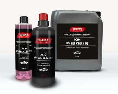SHIMA DETAILER ACID WHEEL CLEANER 4-х кислотный очиститель дисков (концентрат) 500мл.
