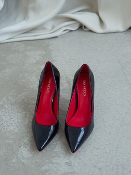 Женские туфли лодочки на шпильке - SHSS1002-010-lak-bl