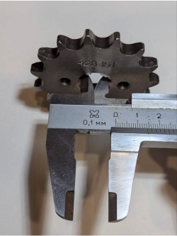 tt Звезда ведущая для питбайка, мопеда (428-15Т) 17мм сталь