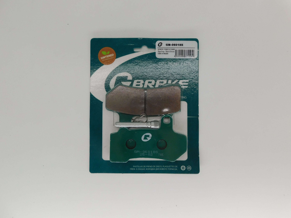 Колодки тормозные GM-06018S G-brake (FDB2210 MCB781)
