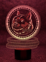 Светильник "Dogecoin"