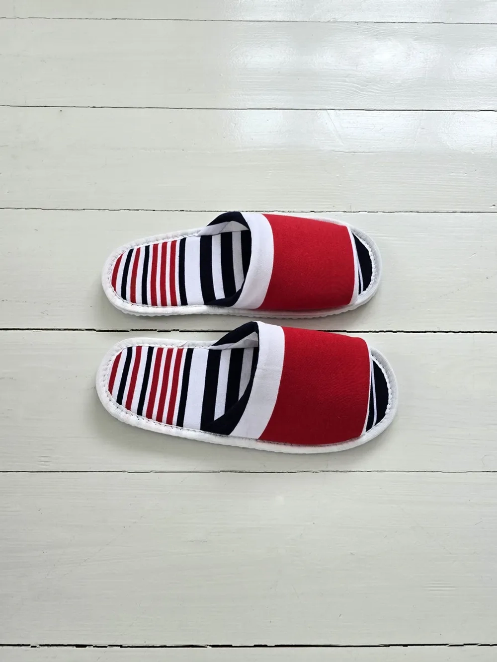 Тапочки в полоску открытые вар.5