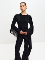 Лонгслив с бахромой