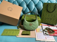 Gucci GG Marmont Half-Moon-Shaped Bag