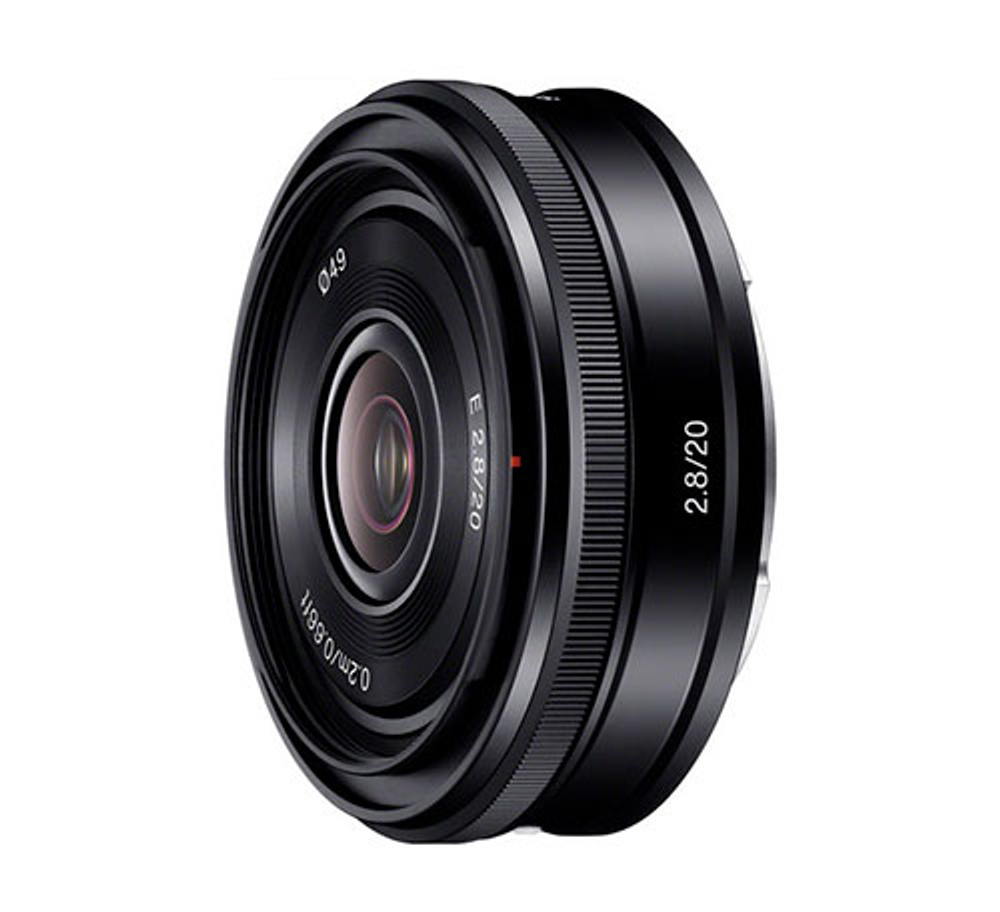 Sony 20mm f/2.8 E (SEL-20F28), черный