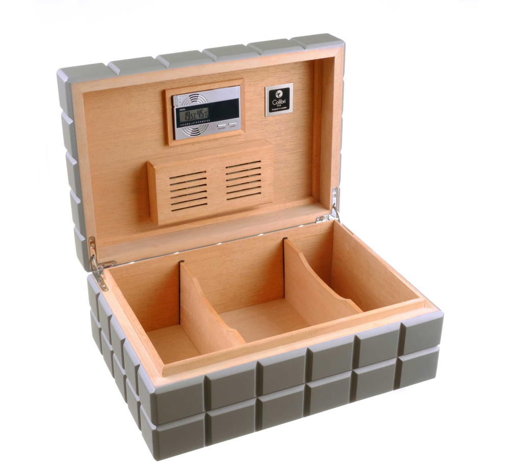 Хьюмидор Colibri Heritage на 80 сигар, Серый лак HU500T3