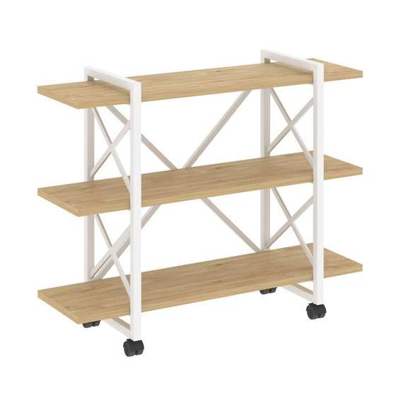 Лофт Стеллаж на колесных опорах-3 полки VR.L-MST.K-3.8V  1200*400*968