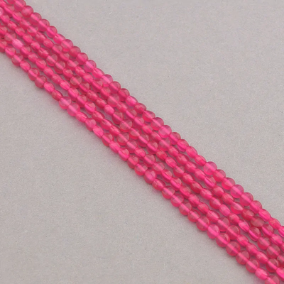 Нитка Кварц 39 см. (Без замка) - Малиновая