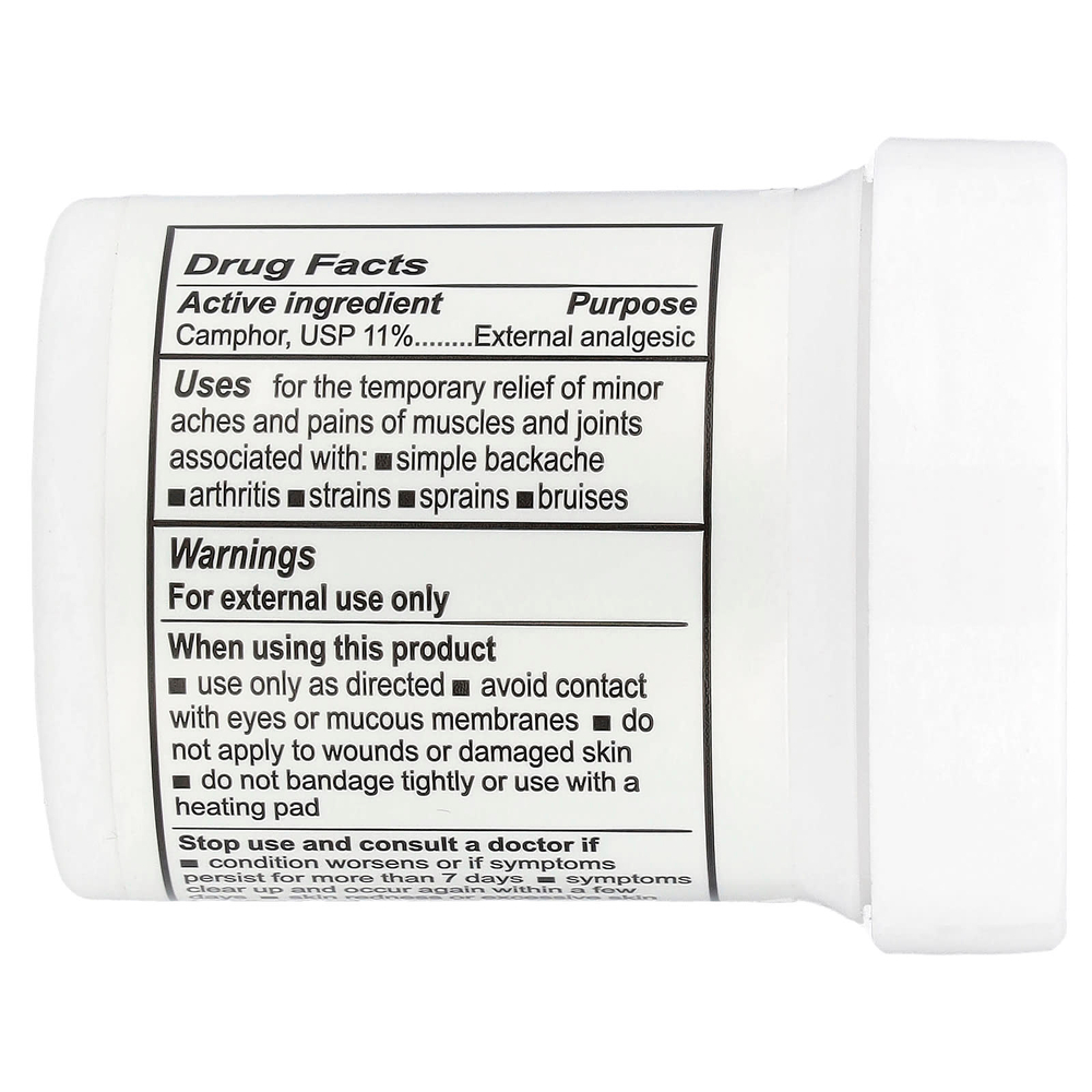 De La Cruz, камфорная мазь, обезболивающее средство, 70,9 г (2,5 унции)