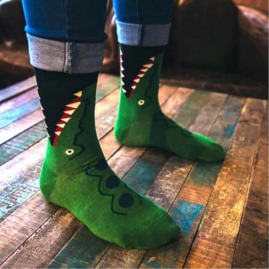 Носки "Крокодил", р-р 36-40 (зеленый)