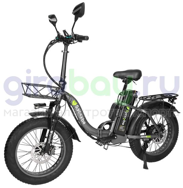 Электровелосипед Syccyba F11 Pro 2025 года (48V/15Ah) - Серый обод фото №1