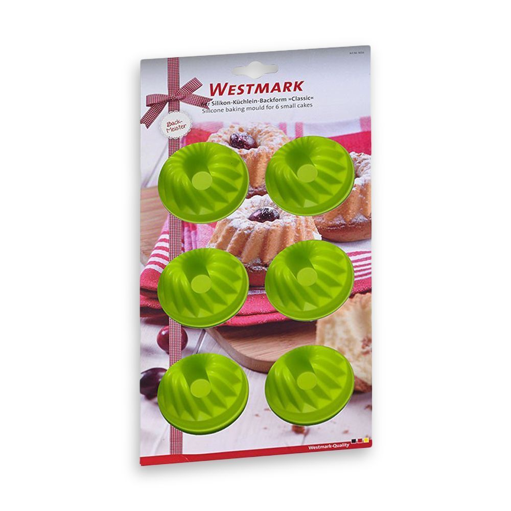 Форма для выпечки 6 маффинов Westmark Silicone 3016227G Германия фото