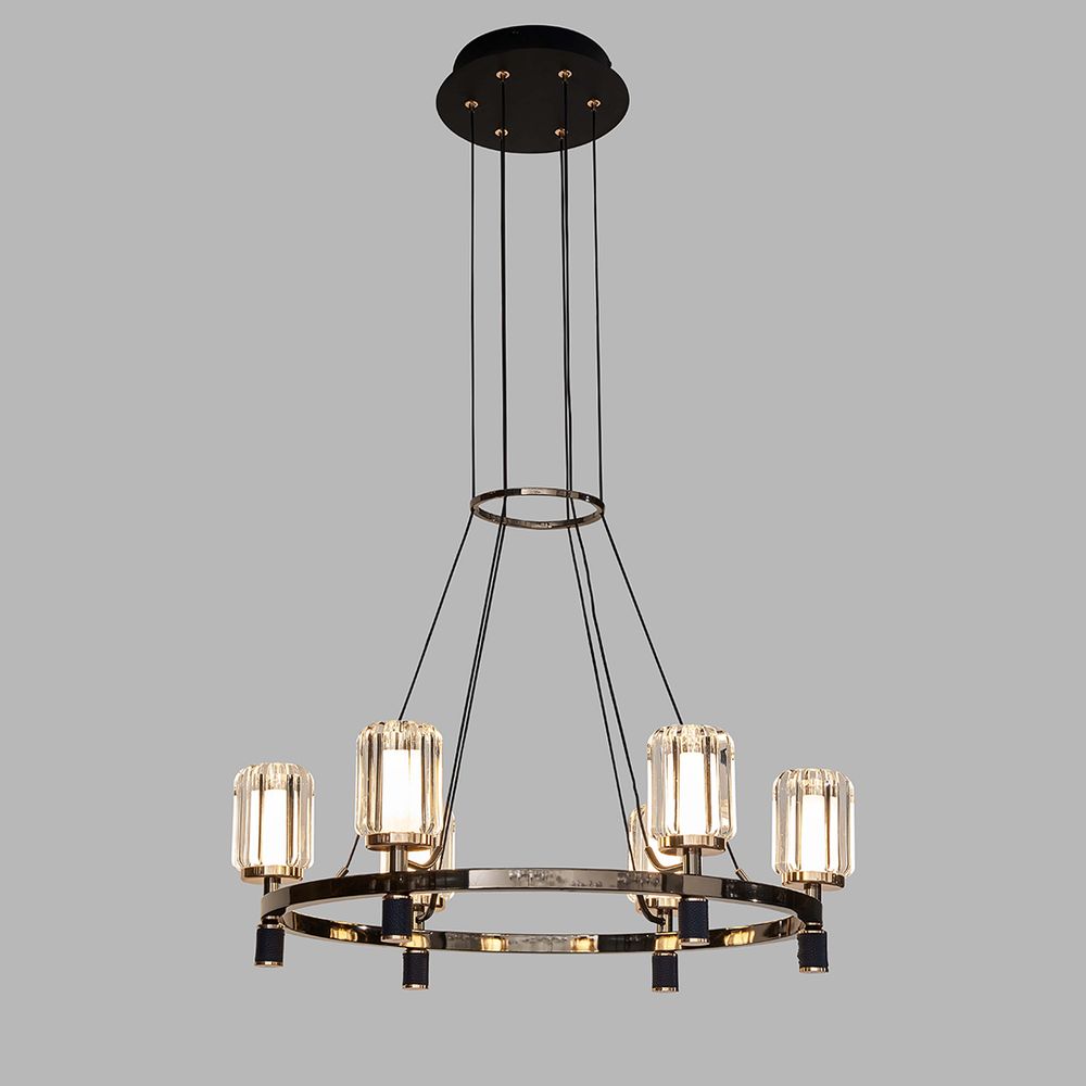 Люстра P0738-6A gold/black