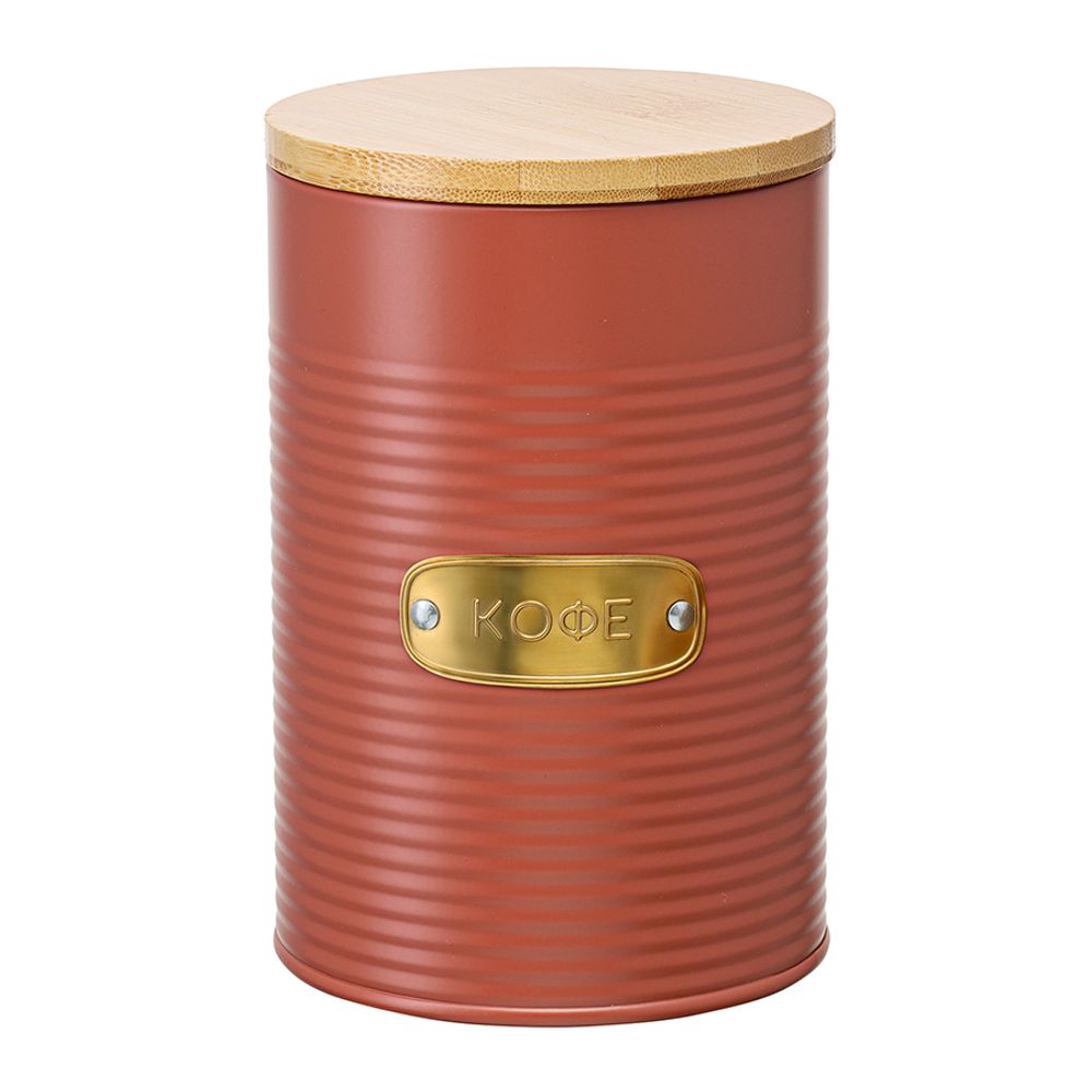 Банка для хранения кофе Irmel, 1,3 л, терракота