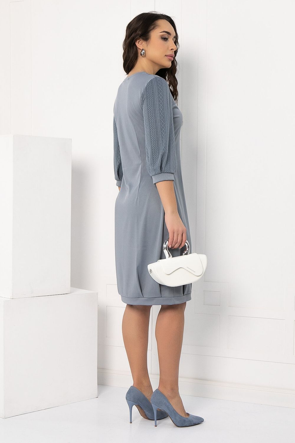 Платье Бостон (серое) П12825-10М LT Collection