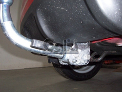 Фаркоп оцинкованный Galia K033A для Kia Rio II хетчбек 5 дверей 2005-2011(паспорт и сертификат в комплекте)(без электрики)
