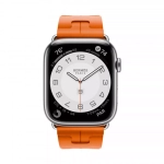 Apple Watch Series 9 Hermes 45 mm, спортивный ремешок Kilim оранжевый