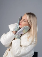 Варежки женские зимние непромокаемые болоньевые