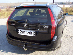 Оцинкованный фаркоп на Citroen C5 I и II универсал 2001-2008, с 2005-2008 необходим блок согласования (без электрики), Galia C040A