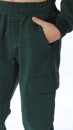 Брюки трикотажные для мальчика 2-8 лет Fleur de Vie