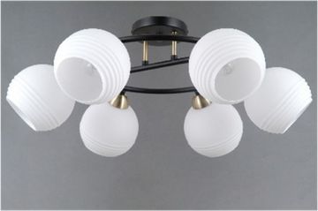 40296MD/6B MBK+AB (1) Люстра (NW)