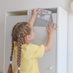 Набор для детского сада: кармашек, коврик, мешок. Котик