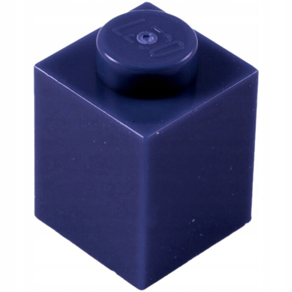 Lego 50шт Кирпич 1х1 (темно-синий) 4255413
