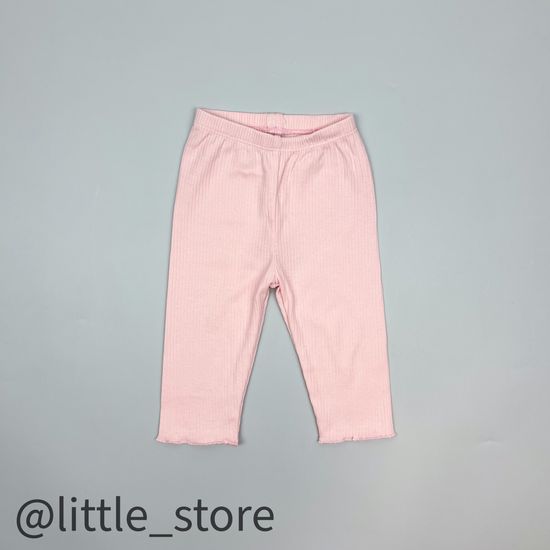 Штанишки хлопковые "Маленький зайчонок" нежно-розовые