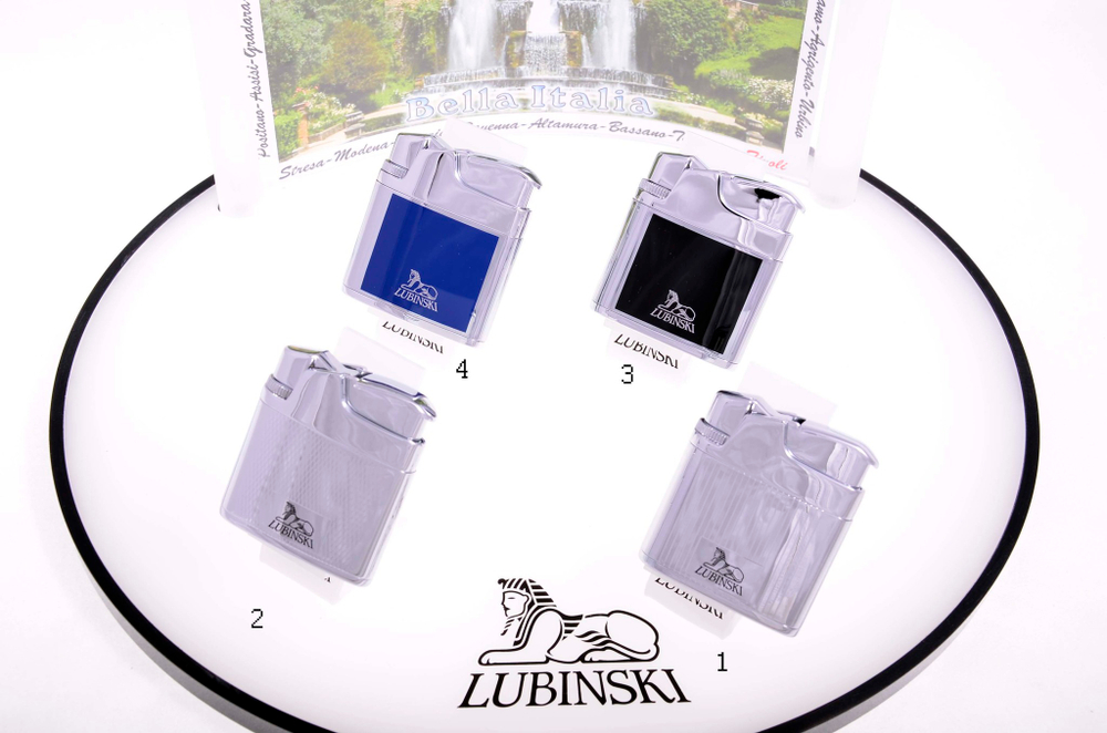 Зажигалка Lubinski "Таормина", кремневая, синяя
