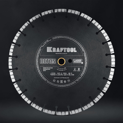 KRAFTOOL BETON 450 мм (25.4/20 мм, 12х3.8 мм), алмазный диск (36686-450)
