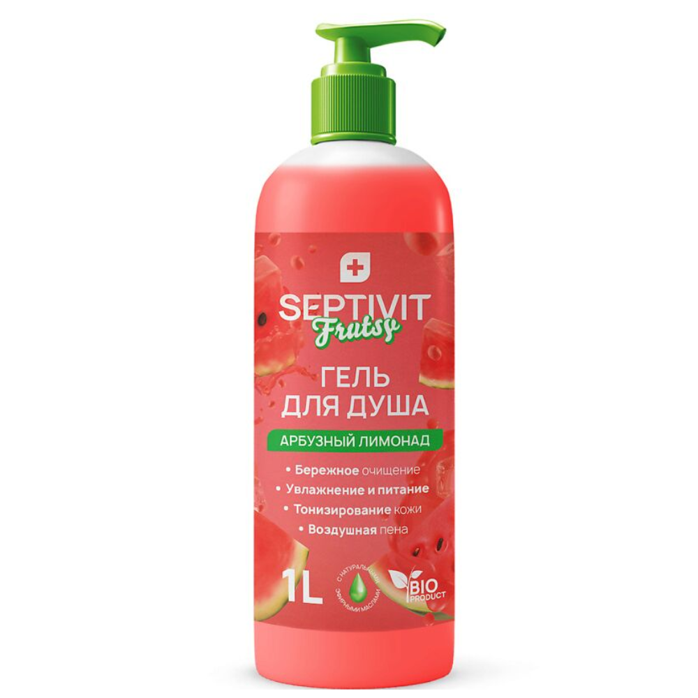 БОНУС Гель для душа SEPTIVIT Frutsy Арбузный лимонад 1 л