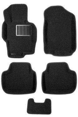 Коврики салона для HONDA Accord (2008-2012) Euromat 3D Lux черные. Арт. EM3D-002605