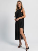 Платье льняное Тропик (черное) П16123-1М LT Collection