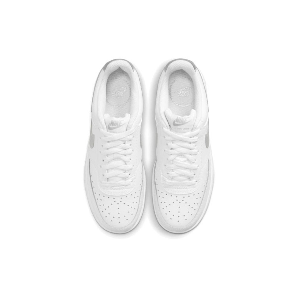 Кроссовки Nike Court Vision Low GS White Metallic Silver