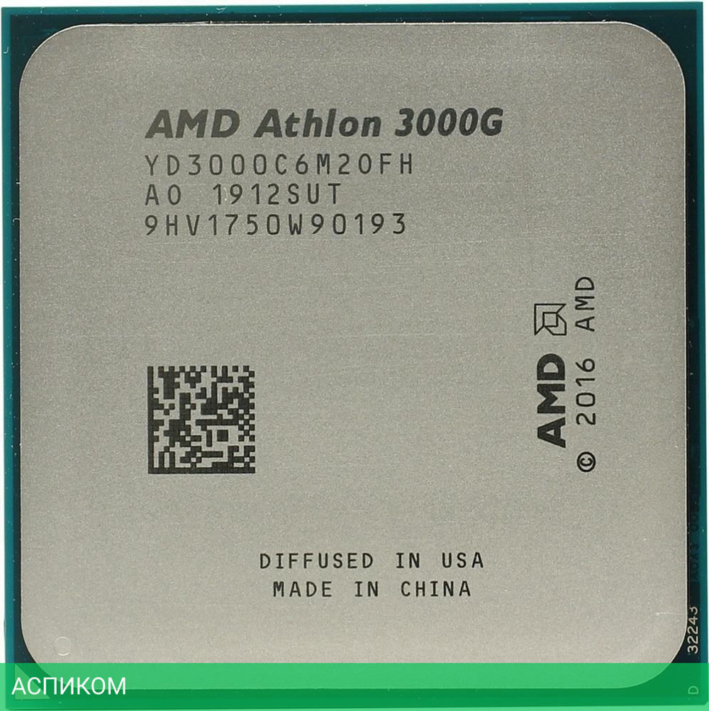 Процессор AMD Athlon 3000G OEM